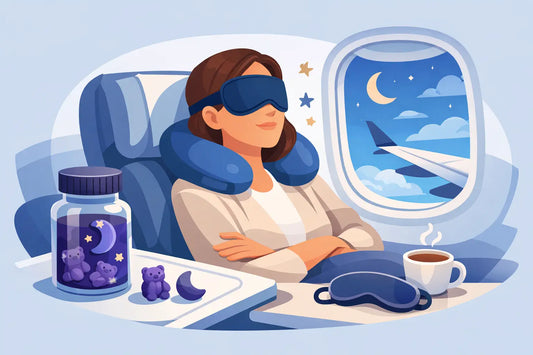 How to Use Travel Sleep Gummies on a Flight