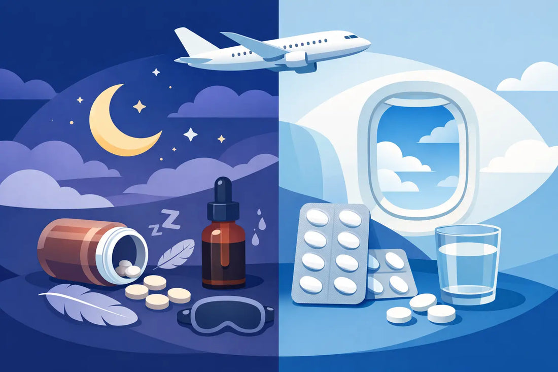 Melatonin vs Sleeping Tablets for Flights