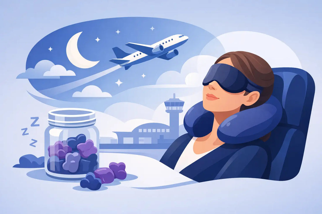 Airplane Sleep Gummies for Better Arrivals